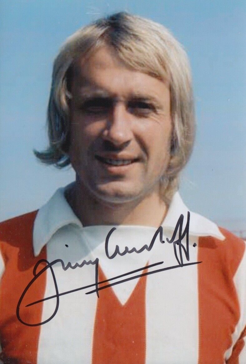 JIMMY GREENHOFF HAND SIGNED 6X4 Photo Poster painting STOKE CITY FOOTBALL AUTOGRAPH