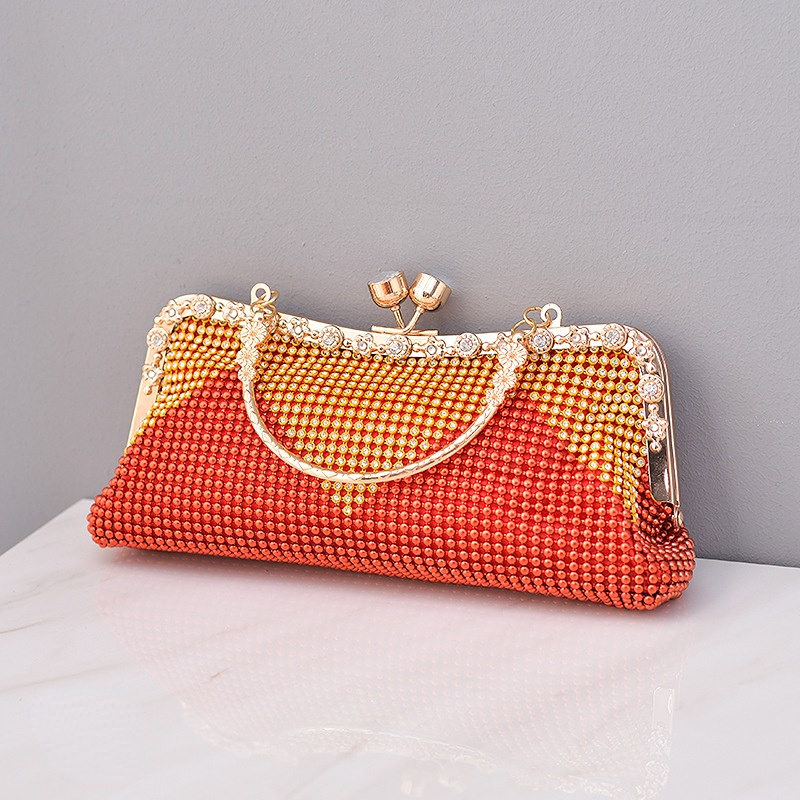Luxurious Rhinestone Beaded Clip On Evening Bag Lady Clutch | Oxredo Shop Ramadan Sale