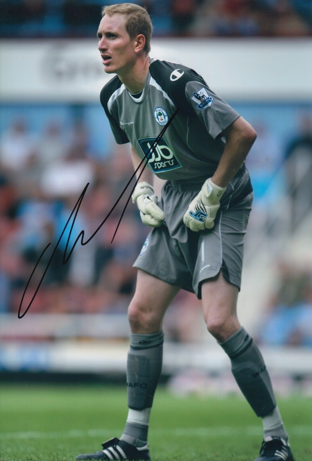 Chris Kirkland Hand Signed 12x8 Photo Poster painting - Wigan Athletic Football Autograph 1.