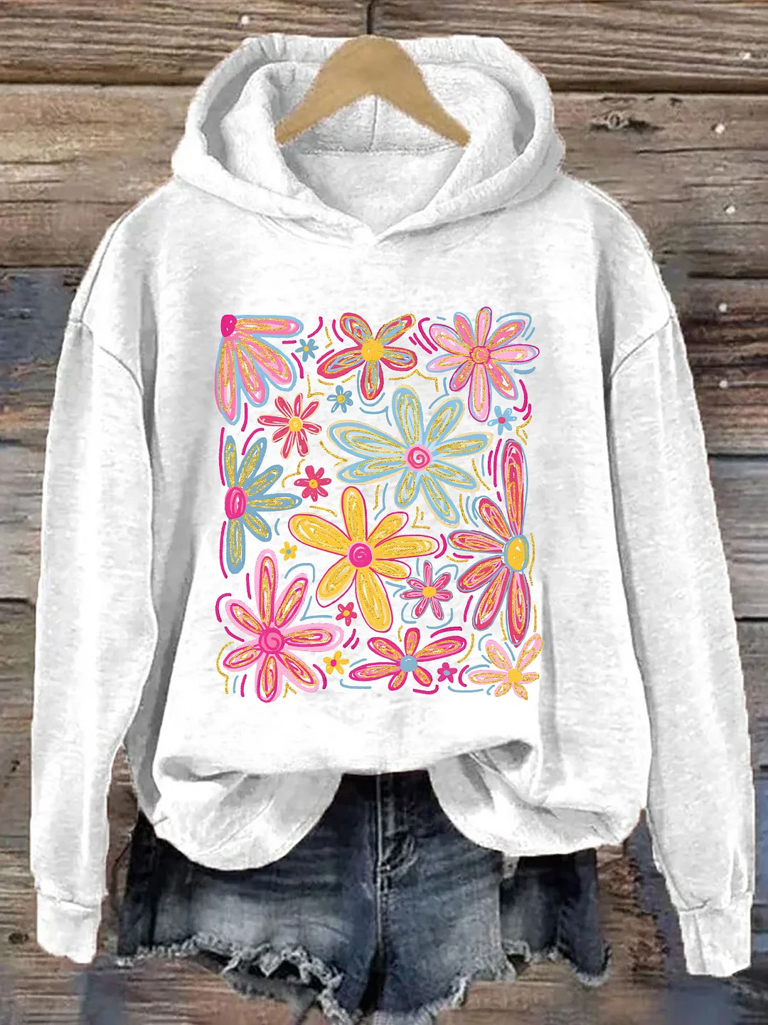 Floral Hoodie