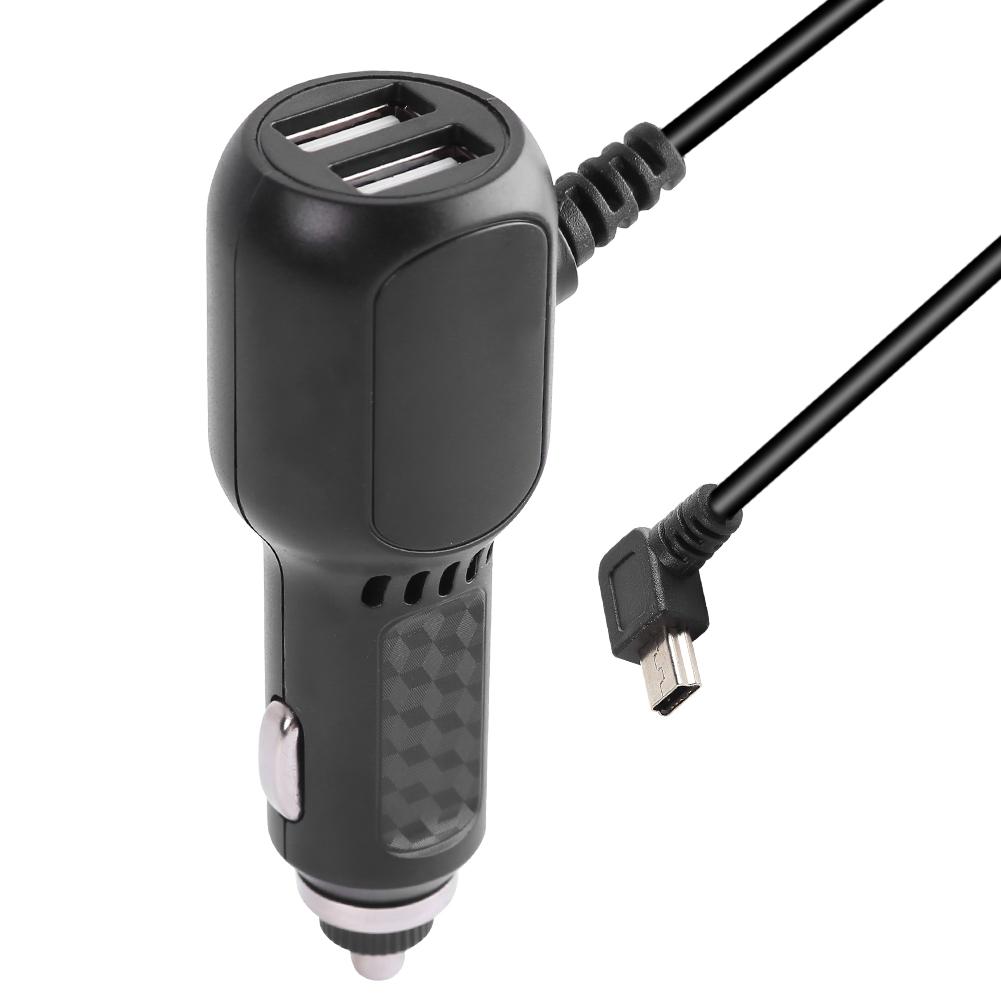 

For Anytek Car DVR Camera 3.5m 5V 3A Mini USB Car Charger with 2 USB Port, 501 Original