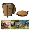 20L Camping Trash Can Garbage Bucket Large Capacity with Lid Camping Accessories