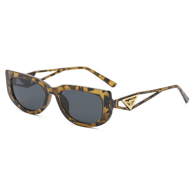 Retro Novelty Leopard Ac Cat Eye Full Frame Women’s Sunglasses