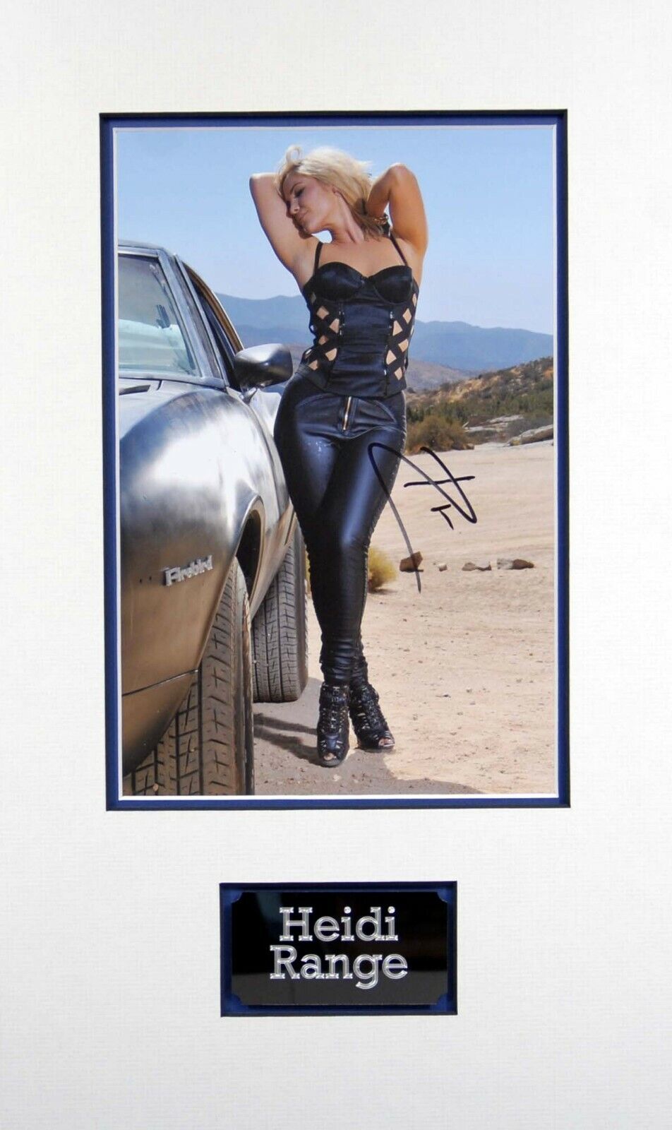 Heidi RANGE Signed & Mounted 12x8 Photo Poster painting AFTAL COA The Sugerbabes Glamour Sexy