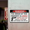 No trespassing warning - Metal Tin Signs(8*12Inch/12*16Inch)