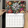 Edelstein Blumenkalender - 5d DIY Handwerk Aufkleber Magnet