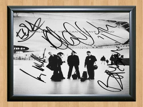 U2 Rock Band Group Signed Autographed Photo Poster painting Poster Print Memorabilia A4 Size