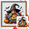 (Multi-Style) Halloween Pumpkin Gnome-14CT Counted Cross Stitch 40*40cm/15.75*15.75in