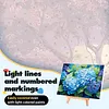 Blue Hydrangea-Framed oil painting by numbers 40*30CM