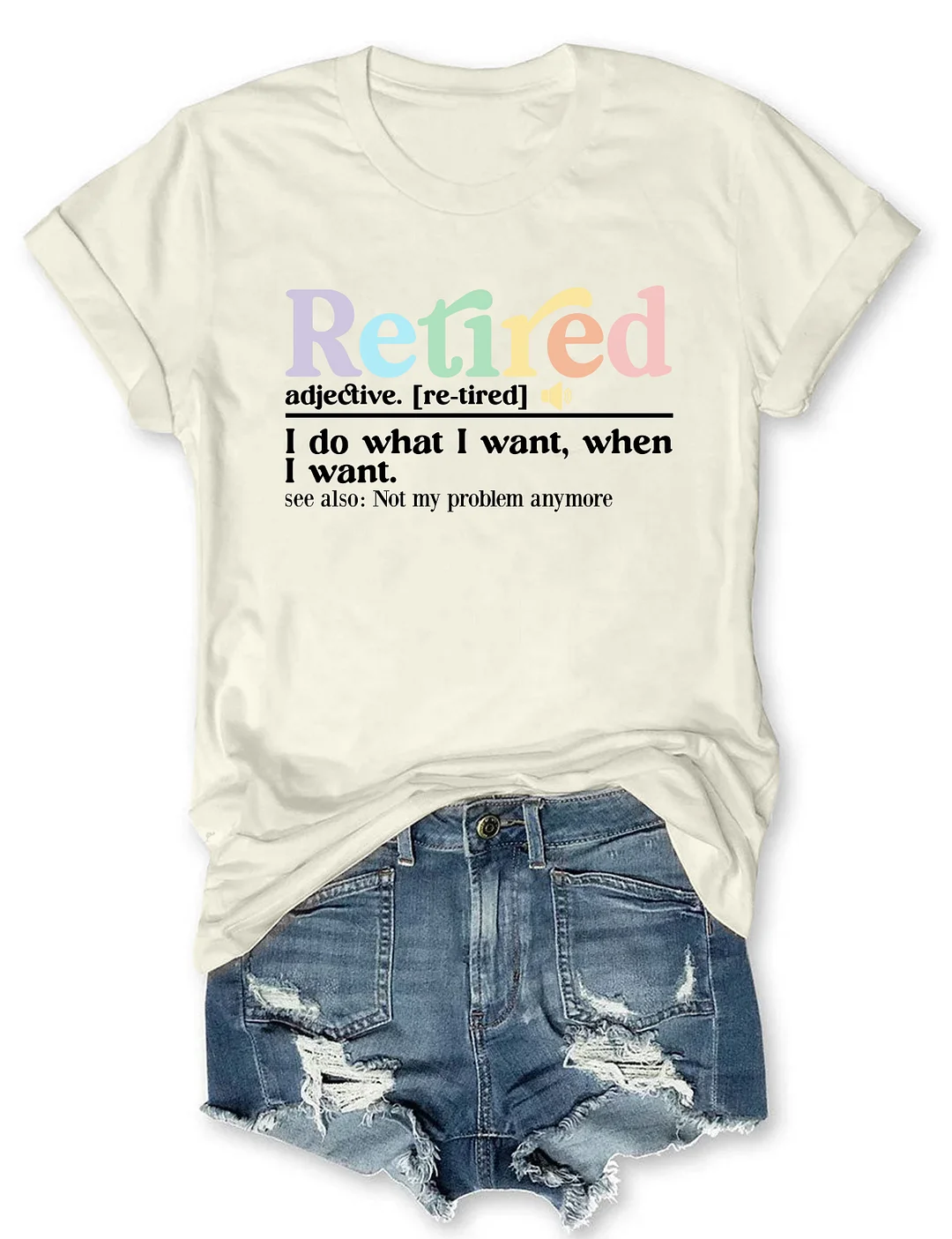 Retired Definition T-shirt