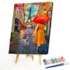 Paris Street-Paint by Numbers Acrylic Painting 30*40CM