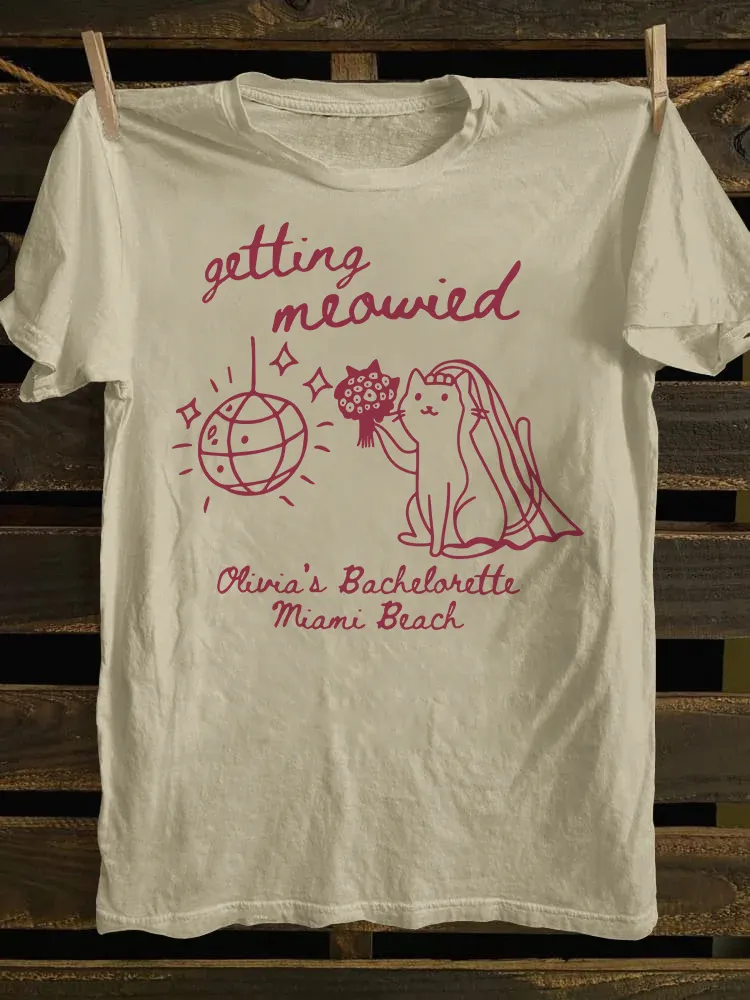 Getting Meowied T-shirt