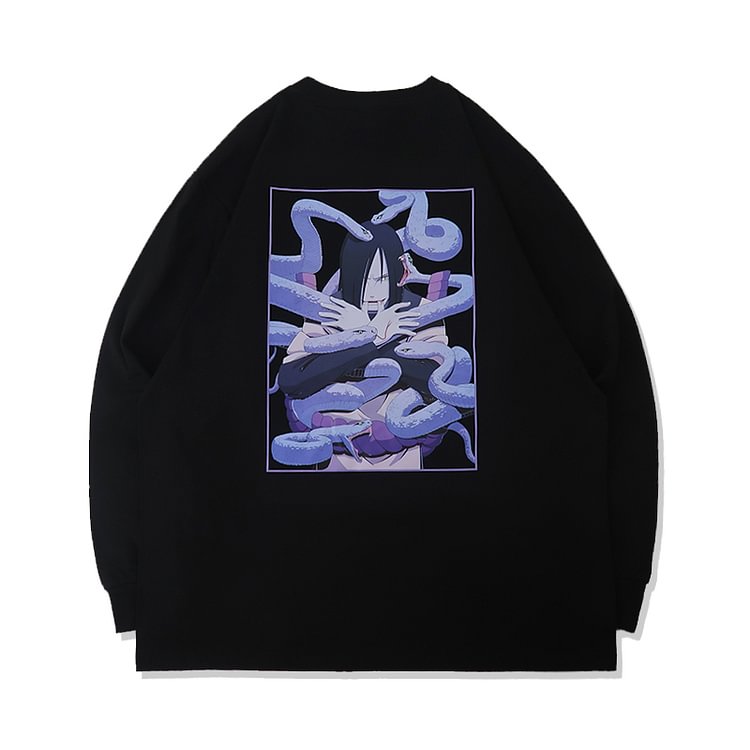 Pure Cotton Naruto Orochimaru Long Sleeve T-shirt weebmemes