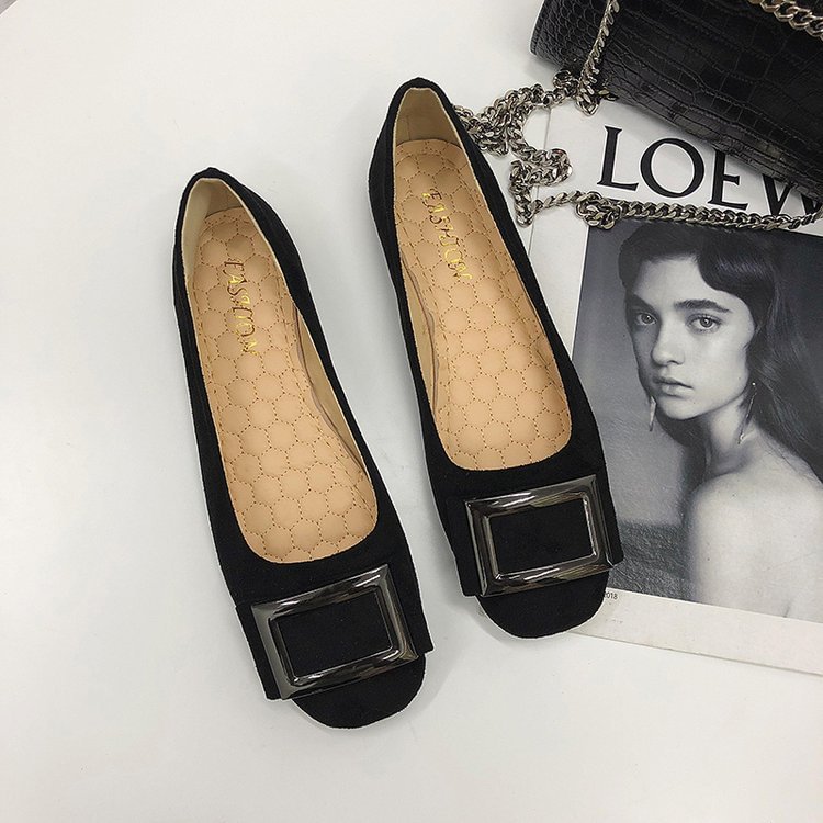 suede pointed flats
