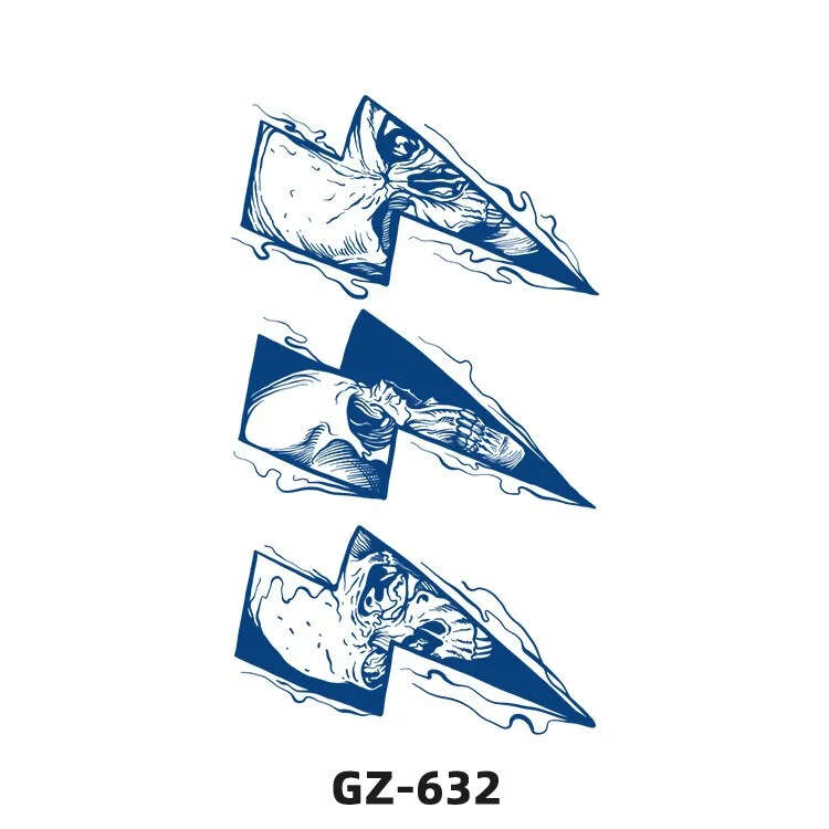 Sdrawing 2022 New Punk Trend Temporary Tattoo Lion Tiger Animal Pattern Juice Tattoo Waterproof Lasting Hot Girl Y2k Fake Tattoo