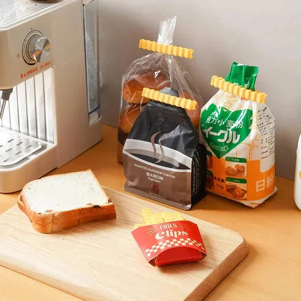 French Fries Shaped Chip Bag Clip