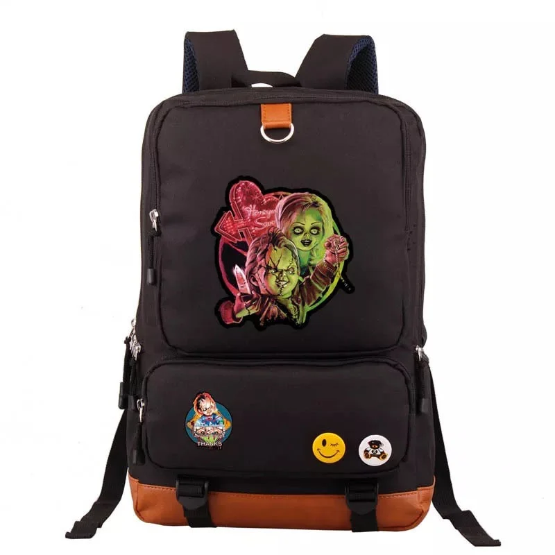 Buzzdaisy Child's Play Chucky #3 School Bag Water Proof Backpack NoteBook Laptop