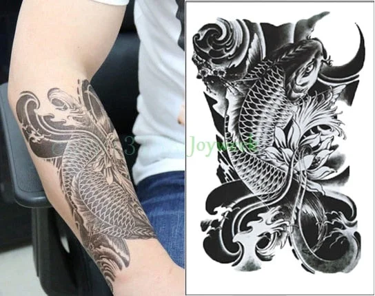 Waterproof Temporary Tattoo Sticker Tribal totem fake tatto flash tatoo tatouage Stickers foot hand arm leg for girl women men
