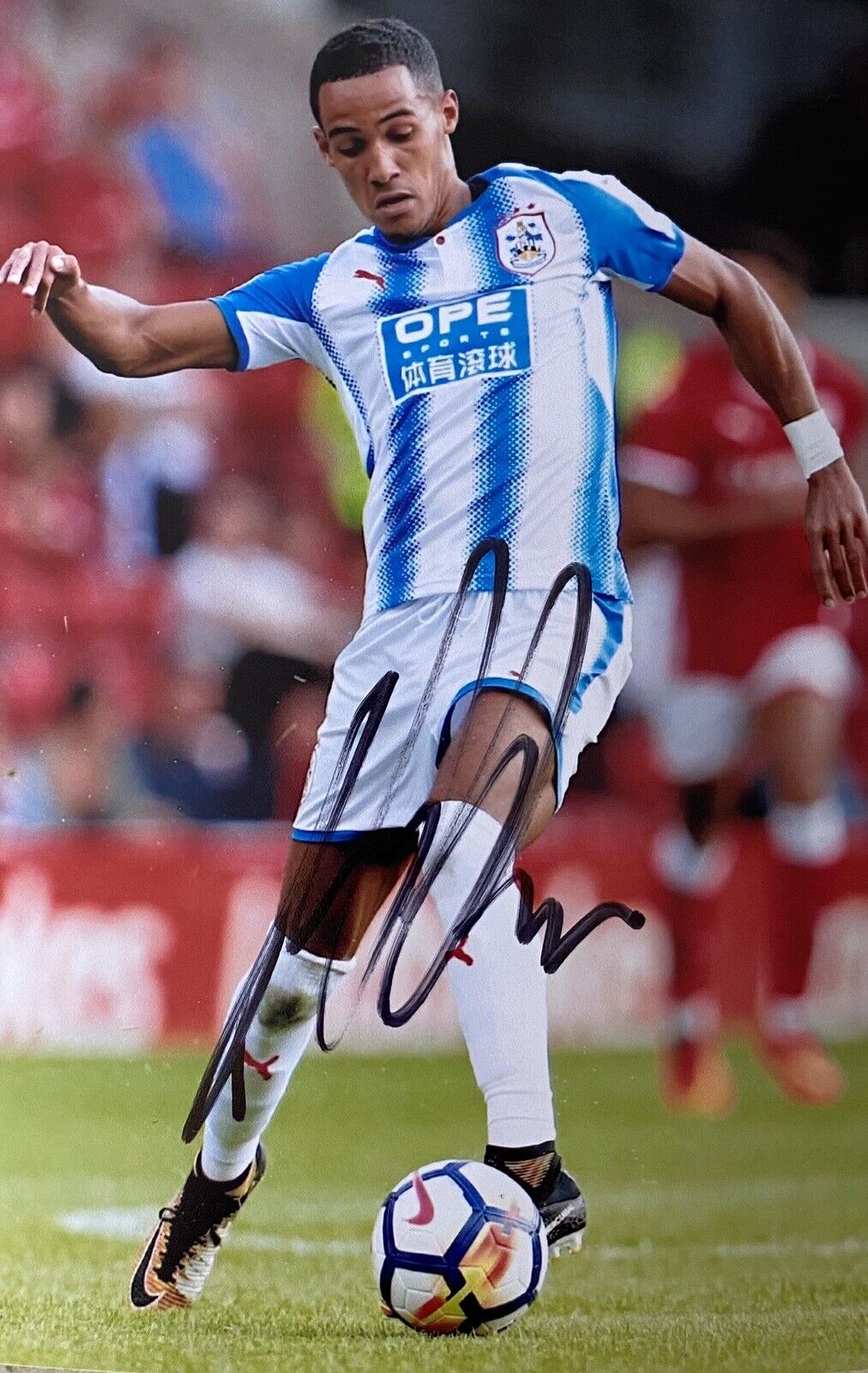 Tom Ince Genuine Hand Signed Huddersfield Town 6X4 Photo Poster painting