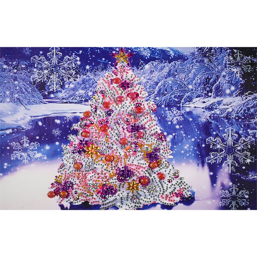 Christmas Tree - Partial Drill - Special Diamond Painting