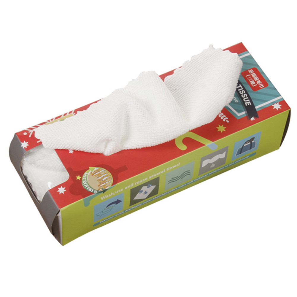 

12x Disposable Microfiber Towel Antibacterial Dry Wet Car Tissue Dishcloth, 501 Original