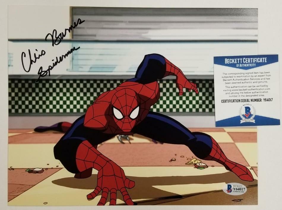 Christopher Barnes signed Spiderman!