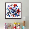 Bird Teacup-14CT Counted Cross Stitch Kit(40x40cm)