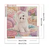 Diamond Painting -5D Full Round Drill Maltese Puppy(40x40cm)