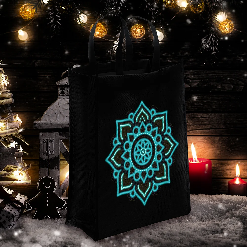 DIY Diamond Painting Luminous Eco-Friendly Bag - Mandala