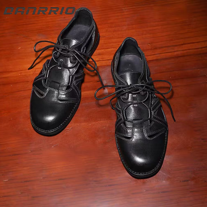 DANRRIO Heavy Duty Washed Original Design Flat Sole Non-slip Handmade Roman Sandals DANRRIO.COM DANRRIO