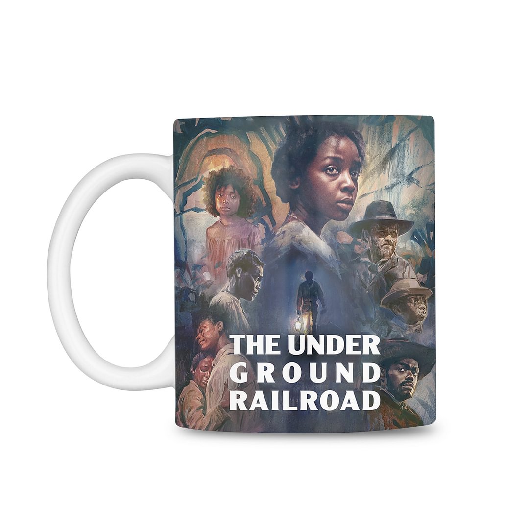 The Under Ground Railroad Ceramic Cup Coffee Hot Cold Tea Milk Mug with Handle Home Office Outdoor Use