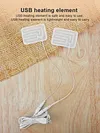 USB Heating Film Electric Foot Warmer 5V Graphene Heated Mat Foldable for Winter
