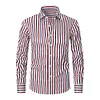 Camicia a righe da uomo casual e versatile