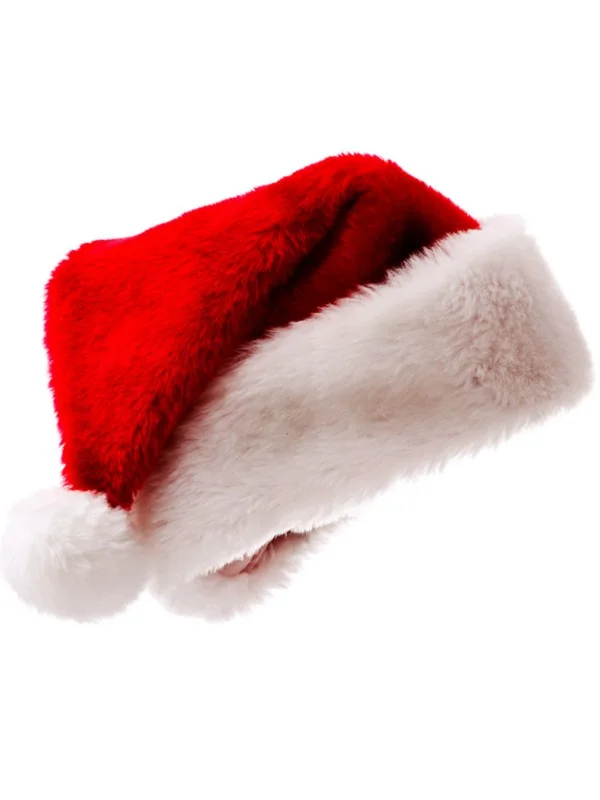 Christmas Fur Paneled Hat
