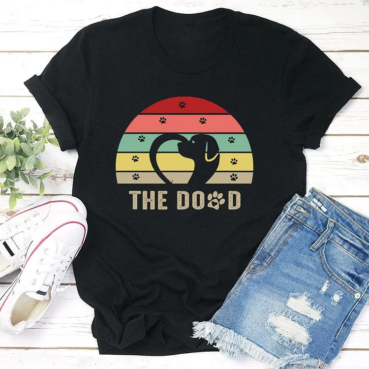 The Dood Dad Mom Kids  T-shirt Tee - 01710-Annaletters