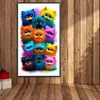 Diamond Painting -DIY Full Round Drill Colorful Cat(70*40 CM)