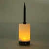 Solar Grave Lawn Light Energy Saving Flameless Electronic LED Candle Lamp