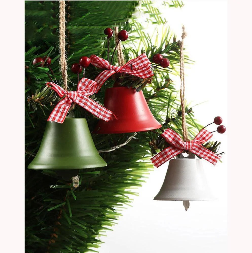 Christmas Big Bell Decoration Pendant Set of Three