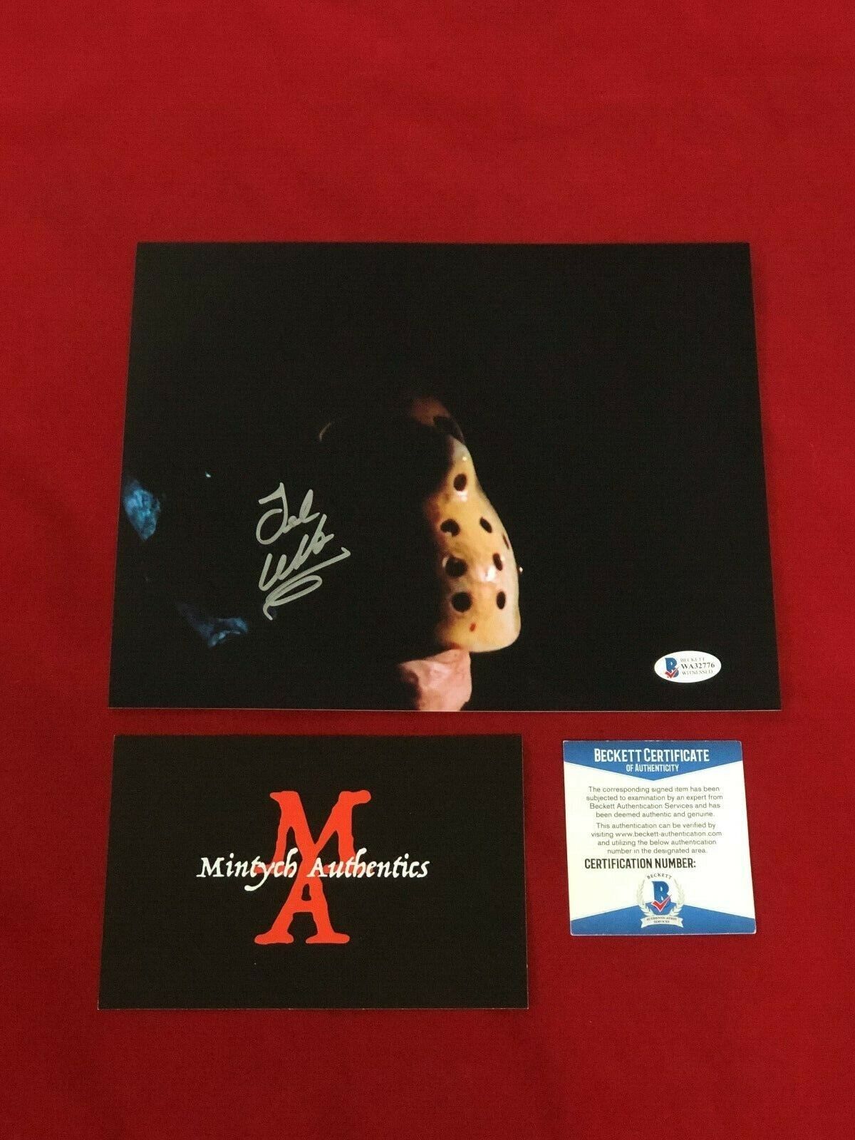 TED WHITE AUTOGRAPHED SIGNED 8x10 Photo Poster painting! JASON! FRIDAY THE 13TH! BECKETT COA!