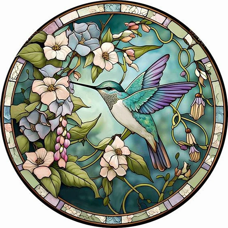 Stained Glass Animal - Full Round - Diamond Painting (35*35cm)