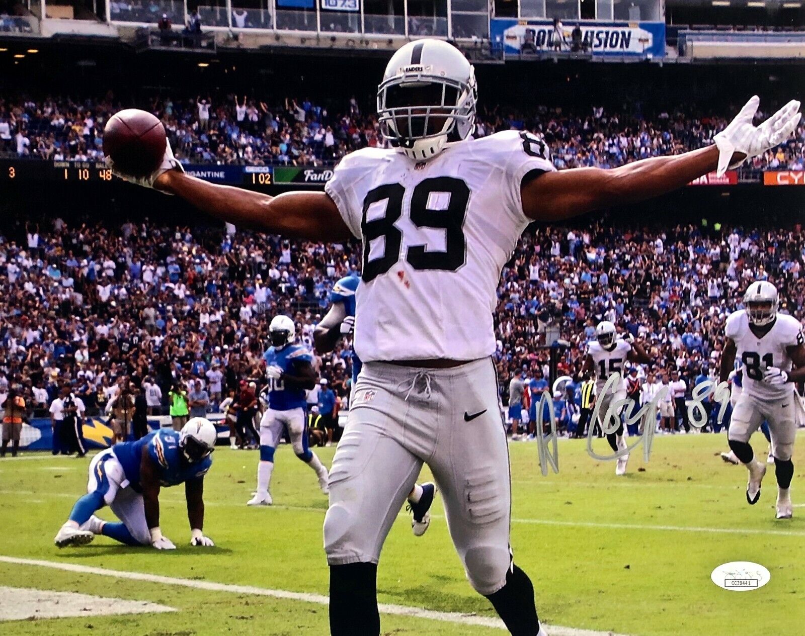 AMARI COOPER Autographed SIGNED 11x14 Photo Poster painting OAKLAND RAIDERS JSA CERTIFIED