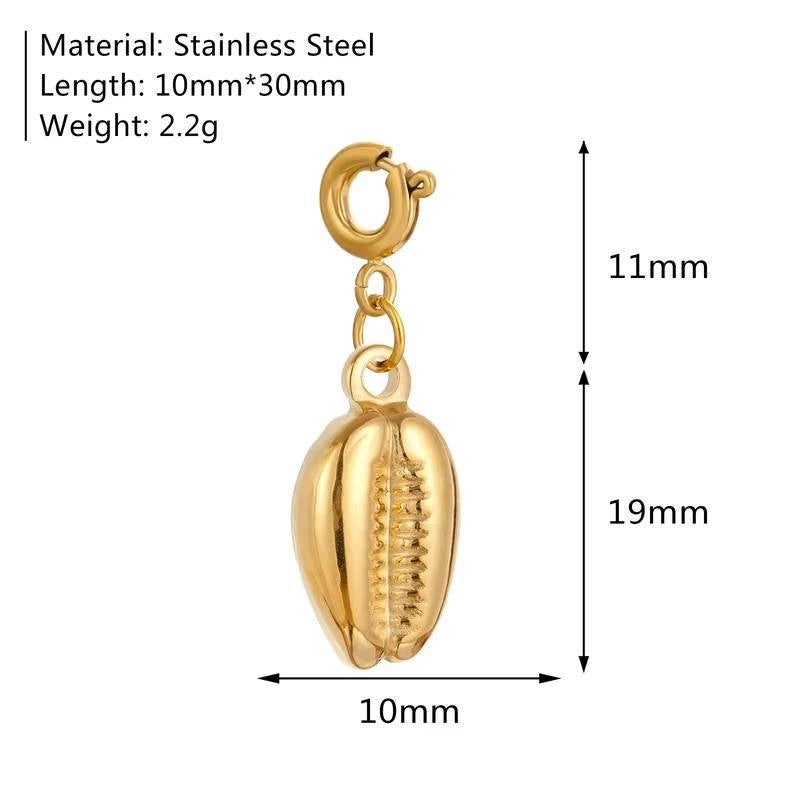 1 Piece 16 * 17mm 18*14mm 304 Stainless Steel Zircon Geometric Heart Shape Butterfly Polished Pendant Jewelry Accessories