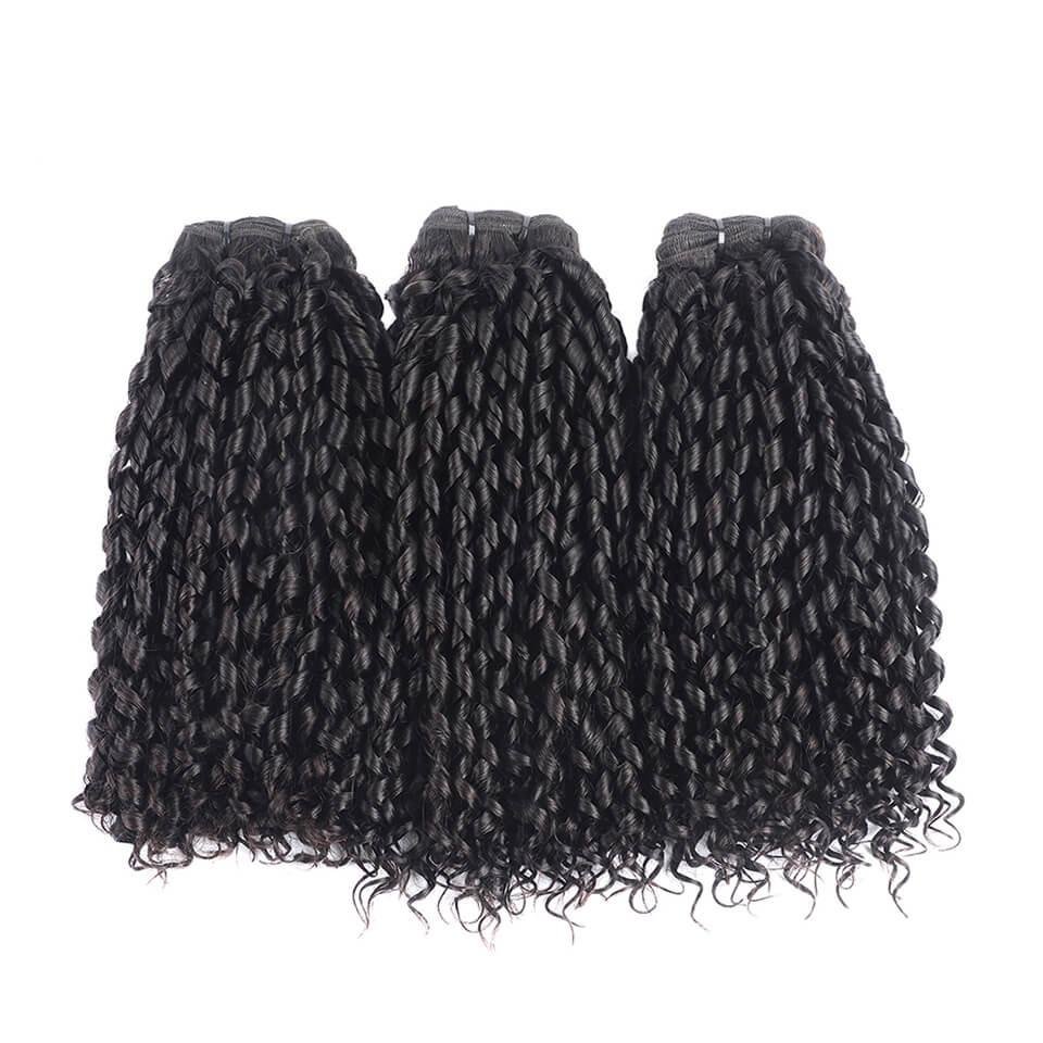 Funmi Hair Brazilian Telephone Curl  Unprocessed Virgin Funmi Hair 3 Bundles