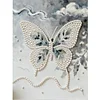 (30x40cm)DIY Pearl Painting Framed Butterfly Handmade Pearl Material Art Kit Living Room Decor