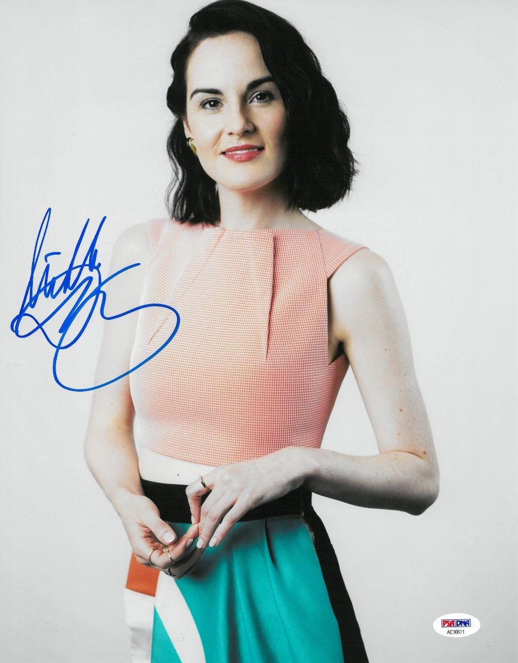 Michelle Dockery Signed Authentic Autographed 11x14 Photo Poster painting PSA/DNA #AE30611