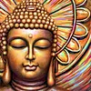 Buddha-11CT Stamped Cross Stitch 40*40cm tapestrymarket