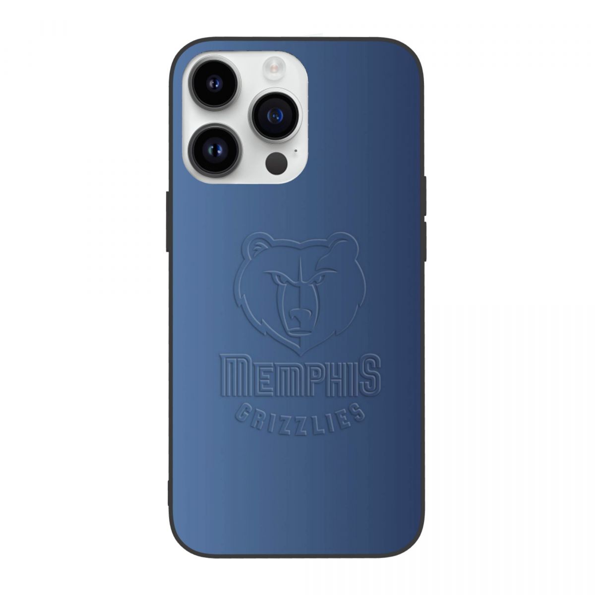 Memphis Grizzlies Embossed Symbol iPhone 14 Phone Case