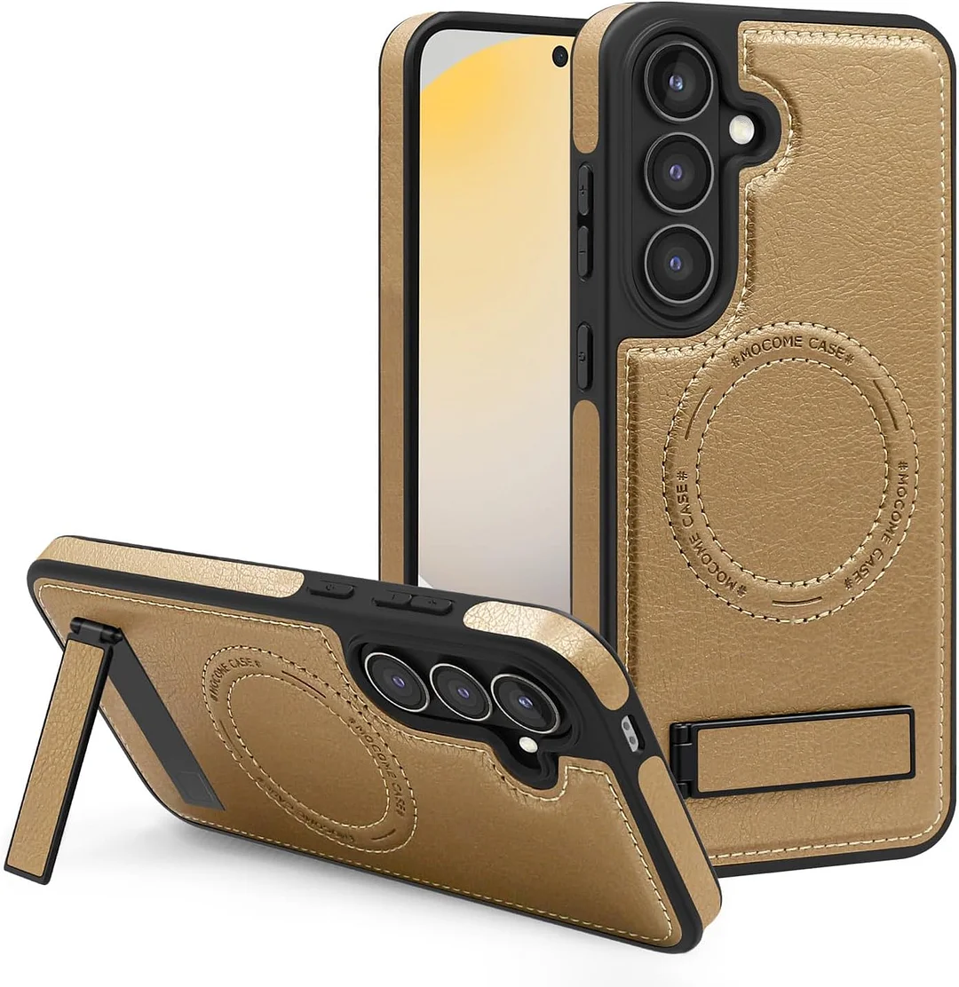 Samsung Galaxy Z Fold 6 Leather Case Magnetic Protective Case Holder Phone Case