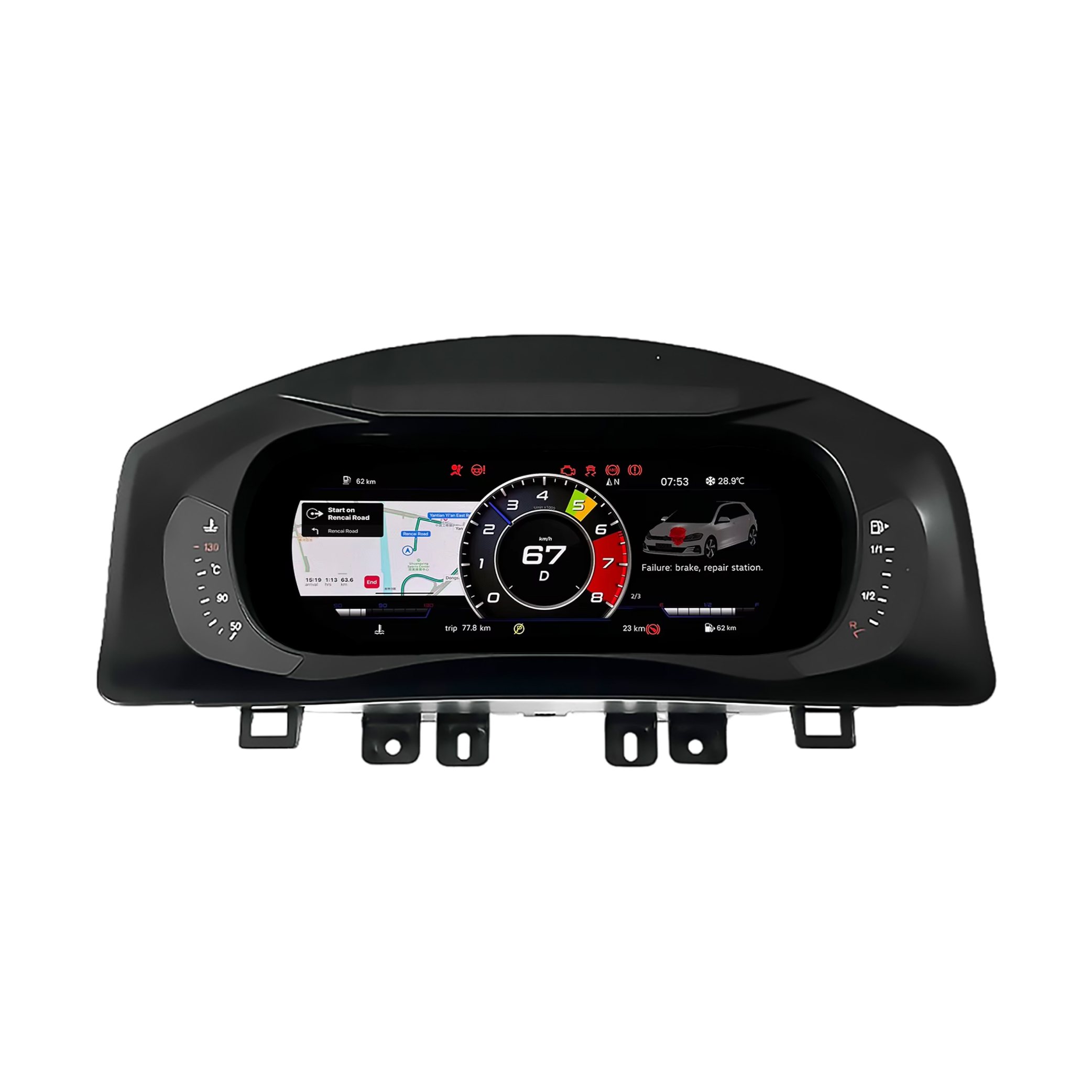 KOASON 10.25inch Digital LCD Dashboard Cluster For  Volkswagen TIGUAN 2009-2017