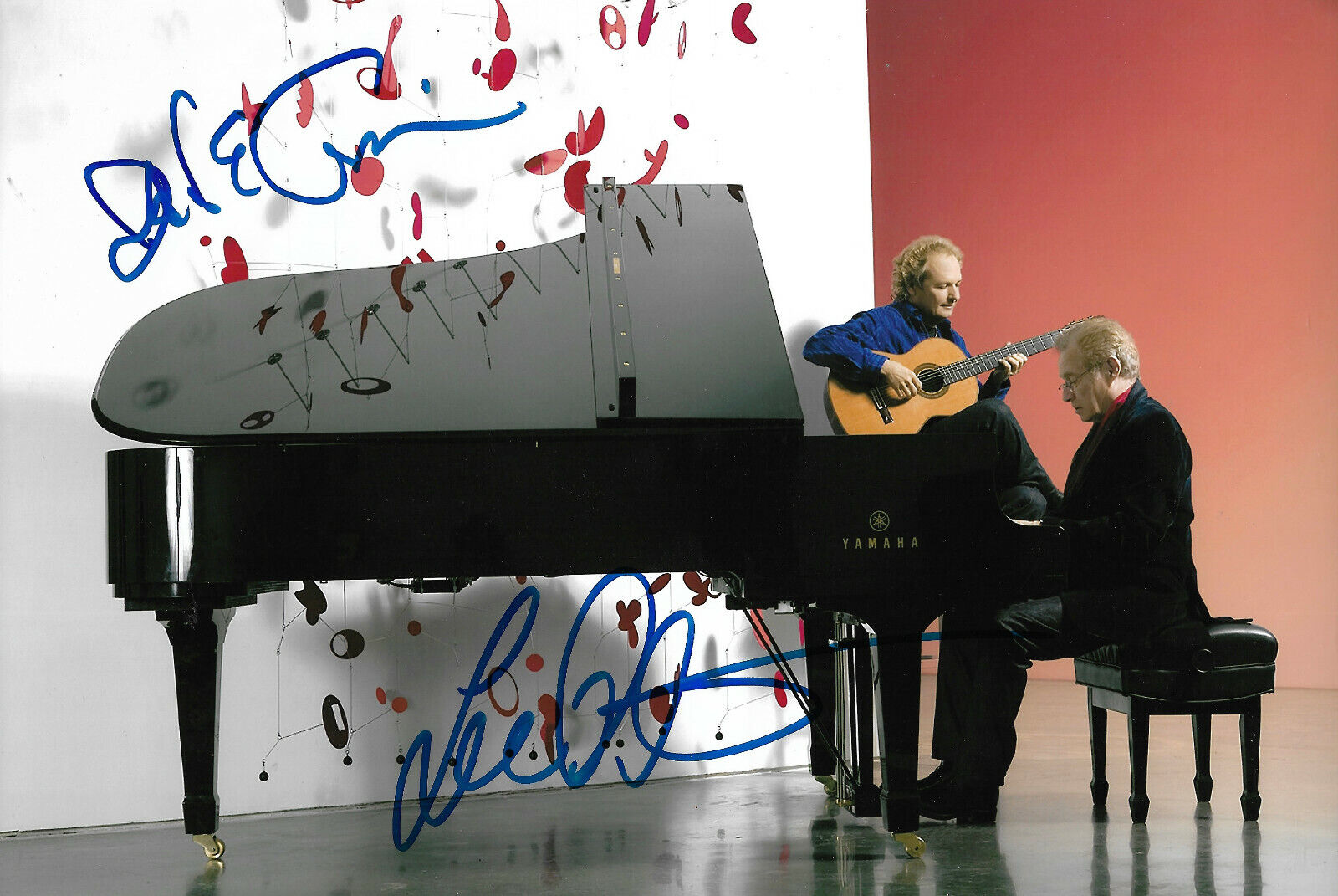 Dave Grusin & Lee Ritenour signed 8x12 inch Photo Poster painting autograph